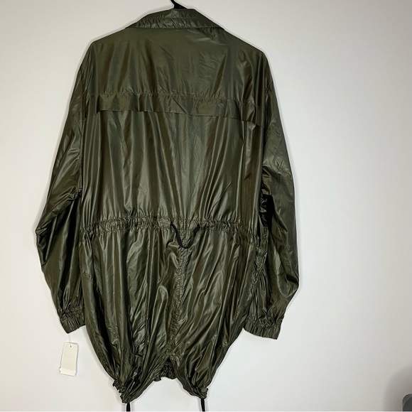 BlankNYC Denim Matte Funnel Neck Windbreaker NWT - Picture 5 of 7